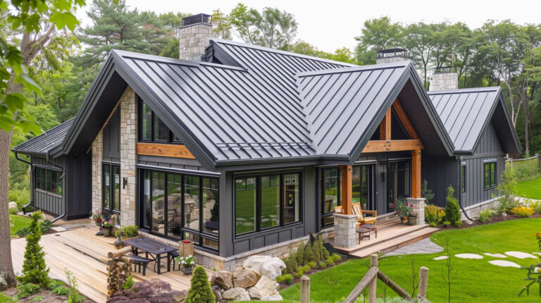 What Color Metal Roof Goes With Gray Siding